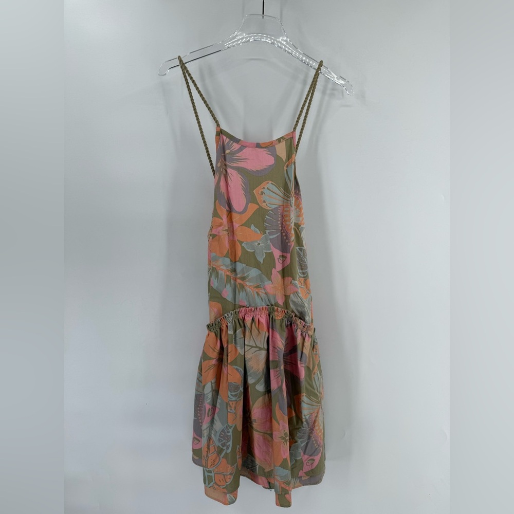 NEW FREE PEOPLE RAINFOREST COMBO DESERTED ISLAND SUMMER MINI DRESS medium - Picture 4 of 6
